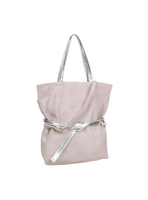 Trendová dámska taška MErCUCIO s rúčkami, ružová púdrová - All4Men.sk