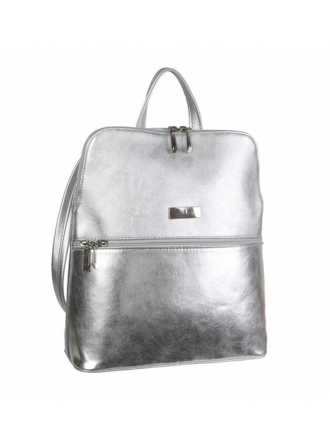 Dámsky batoh MERCUCIO strieborný metalický - All4Men.sk
