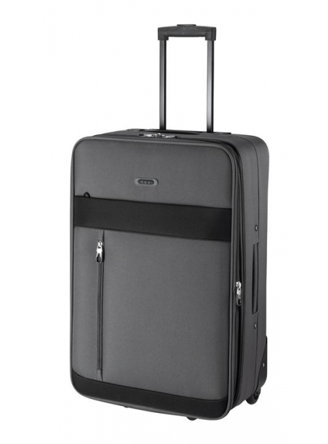 Odľahčený cestovný kufor TRAVEL LINE, veľký šedý 3,2 kg - All4Men.sk