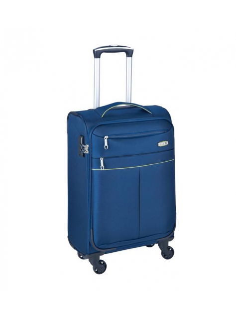 Cestovný kufor D&N 6704, stredný 61 litrov modrý - All4Men.sk
