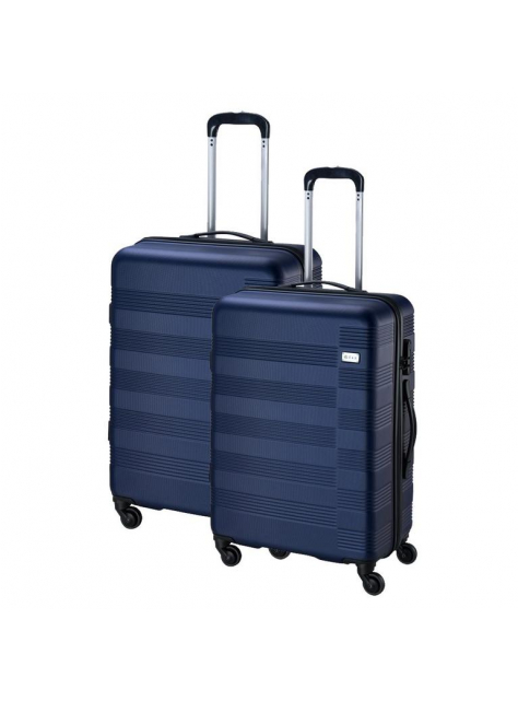 Sada cestovných kufrov 2-dielna, škrupinový modrý - All4Men.sk