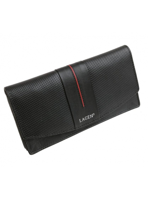 Luxusná listová peňaženka pre 12 kariet, čierna koža - All4Men.sk
