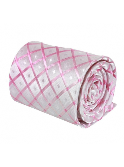 Pánska kravata ORSI ružovo-perleťová 8 cm - All4Men.sk