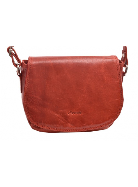 Dámska kožená kabelka červená 18x21 MERCUCIO   - All4Men.sk