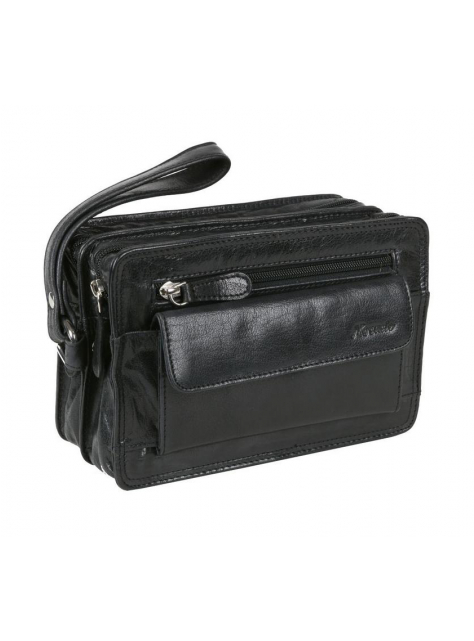 Pánska etue na doklady MERCUCIO,čierna - All4Men.sk