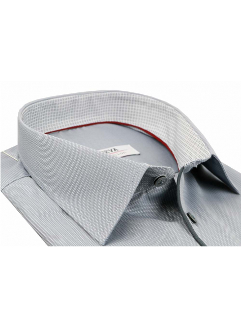 Obleková košeľa dl.rukáv BEVA Regular, T1933 šedá  - All4Men.sk