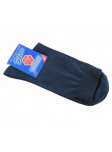 Antibakteriálne ponožky so striebrom SILVER modré, 1 pár - All4Men.sk