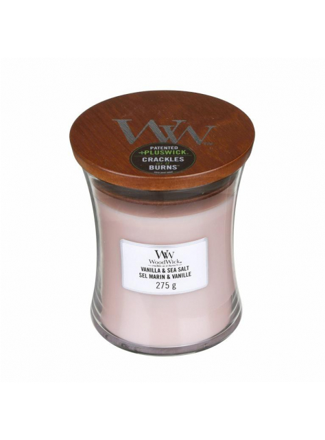 Vonná sviečka Woodwick - Vanilla & Sea Salt 275g - All4Men.sk