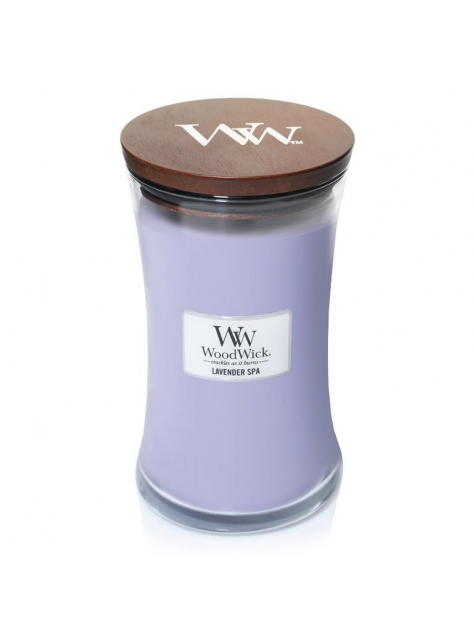Vonná sviečka WoodWick - Lavender Spa 609g - All4Men.sk