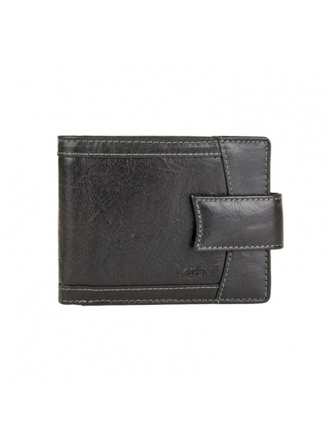 Čierna pánska peňaženka LAGEN, pevná koža - All4Men.sk