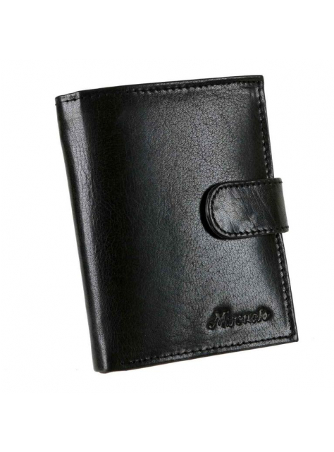 Pánska kožená peňaženka s vonkajším a vnútorným zapínaním - All4Men.sk