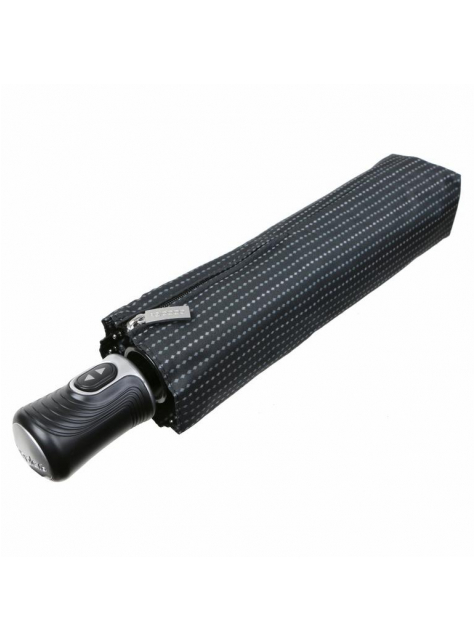 Pánsky skladací dáždnik DOPPLER 103 cm, čierno-šedý vzor - All4Men.sk