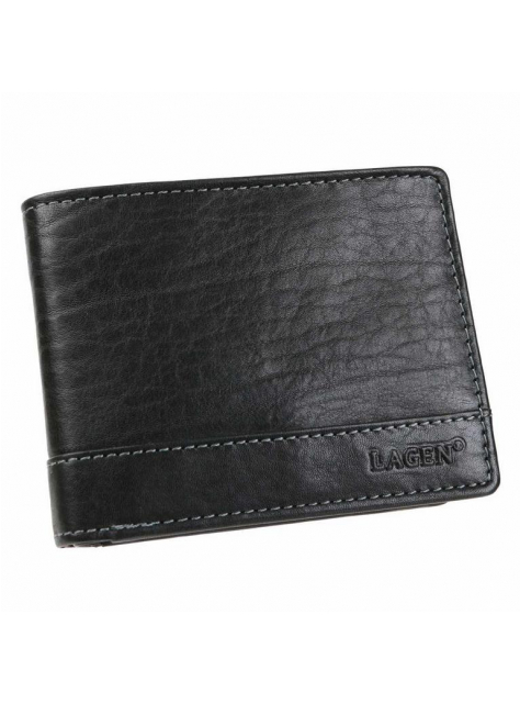 Pánska peňaženka na 3 karty čierna koža - All4Men.sk