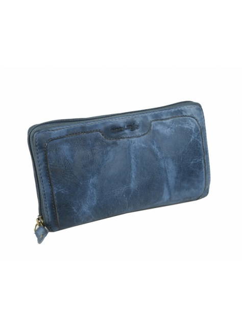 Mega kožená peňaženka modrá FEMI NINE GreenLand - All4Men.sk
