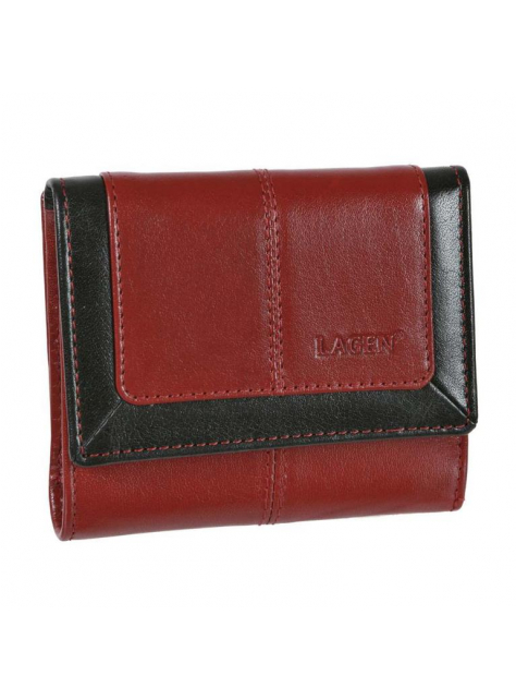 Elegantná dámska peňaženka LAGEN červeno-čierna  - All4Men.sk