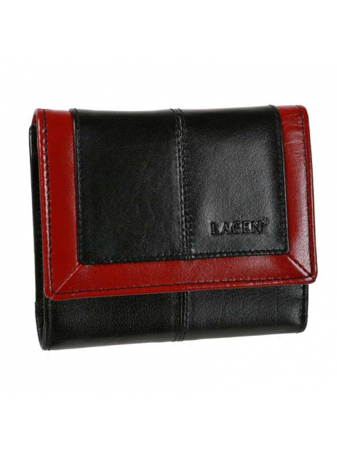 Elegantná dámska peňaženka LAGEN čierno-červená - All4Men.sk