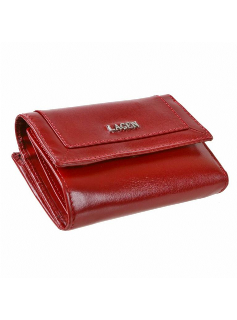 LAGEN elegantná červená peňaženka pre 11 kariet - All4Men.sk