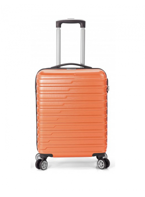 Veľlý cestovný kufor BENZI 4 kolieska, oranžový - All4Men.sk