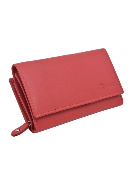 Červená kožená peňaženka MERCUCIO, 15 kariet stredná - All4Men.sk