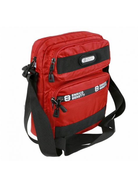 Športová taška HAMPTON červená, nylon 23x28 - All4Men.sk