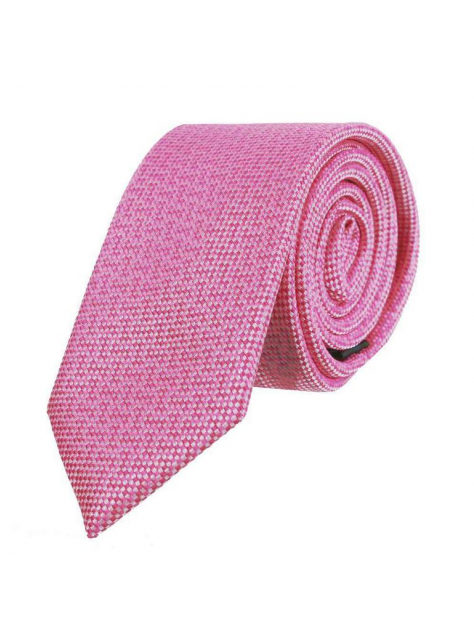 Ružová kravata s perleťovým odleskom, slim 6 cm - All4Men.sk