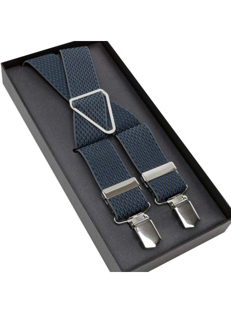 Traky pánske LLOYD 120 cm modro-šedé - All4Men.sk