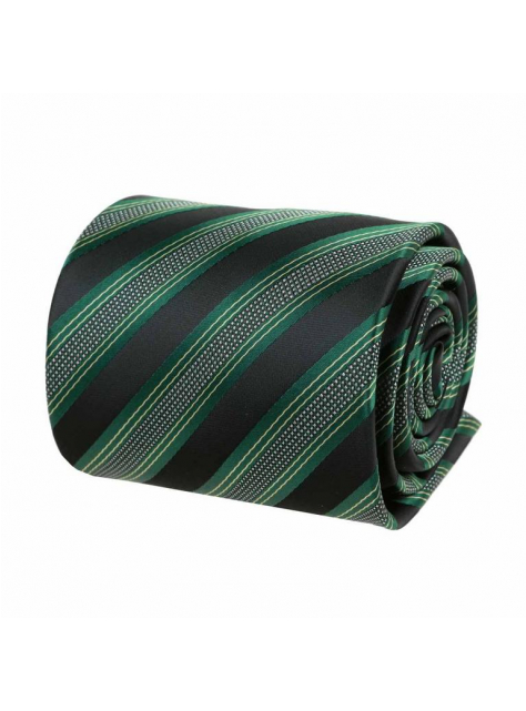 Čierno-zelená elegantná kravata 8 cm - All4Men.sk
