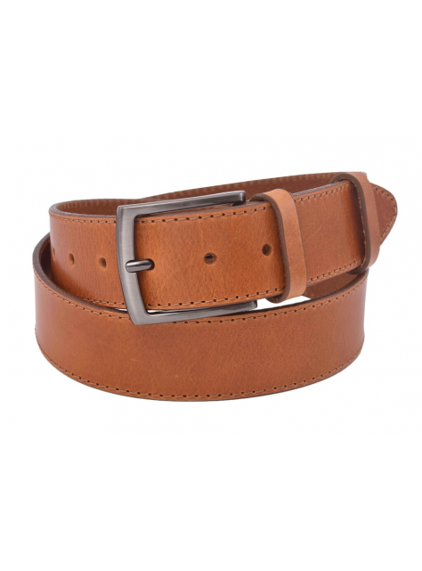 Kožený opasok koňakový MERCUCIO elegantná pracka - All4Men.sk