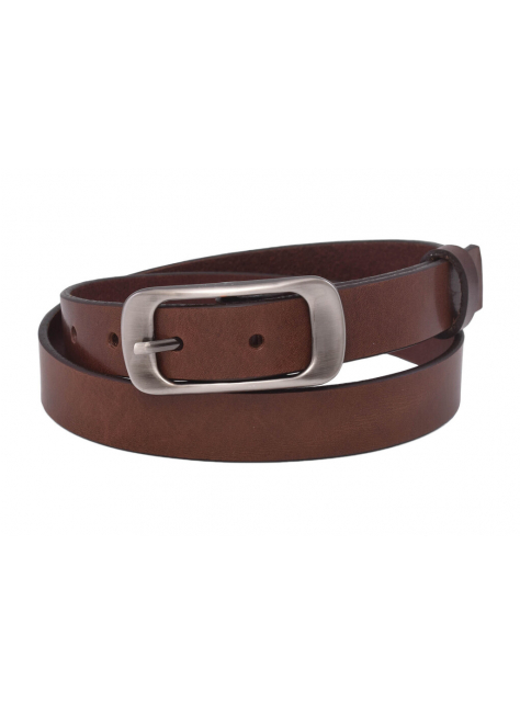 Dámsky kožený opasok tmavohnedý MERCUCIO š 2,5 cm - All4Men.sk