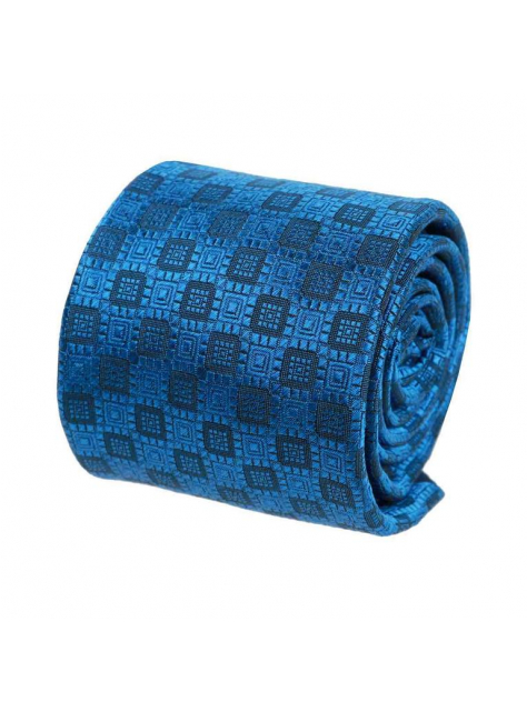 Luxusná V.I.P. hodvábna kravata, modrá parížska - All4Men.sk