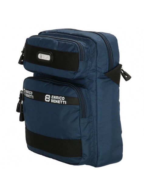 Športová taška na tablet HAMPTON modrý nylon 23x28x6 cm - All4Men.sk