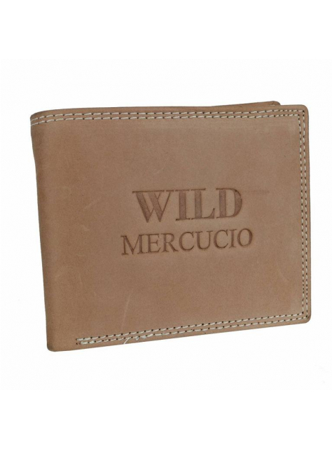 Pánska peňaženka z brúsenej kože MERCUCIO, camel - All4Men.sk