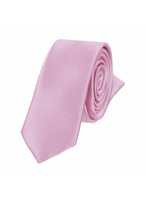 Ružová slim kravata 4,5 cm, 4001-11 - All4Men.sk