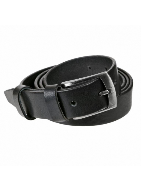 Čierny opasok š. 2,8 cm MERCUCIO, flexibilná koža - All4Men.sk