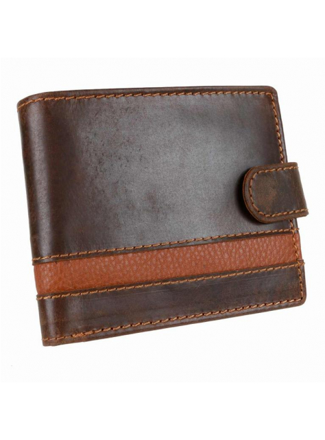 Pánska kožená peňaženka s prackou MERCUCIO hnedá - All4Men.sk