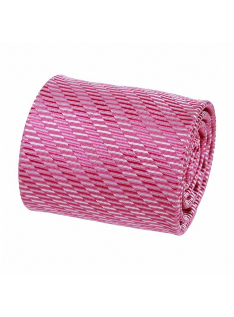 Ružovo-cyklámenová kravata s odleskom - All4Men.sk