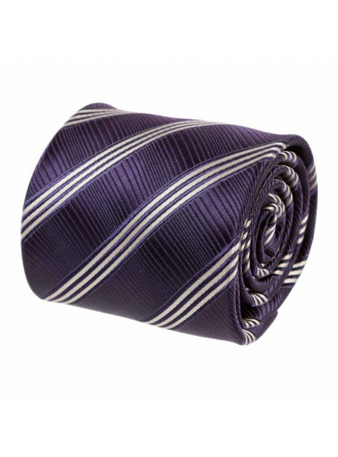 Elegantná tmavo-fialová kravata ORSI 8 cm - All4Men.sk