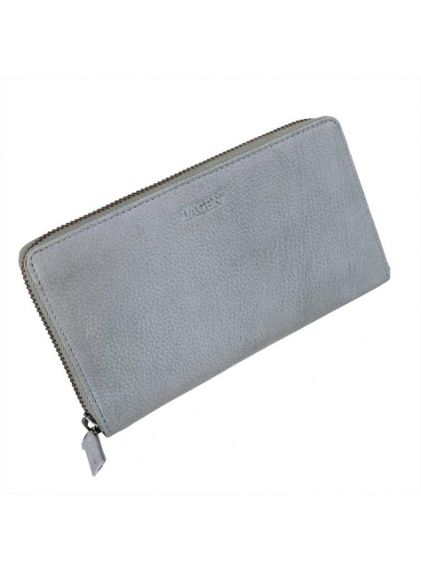 Veľká dámska peňaženka na zips šedá LAGEN® - All4Men.sk