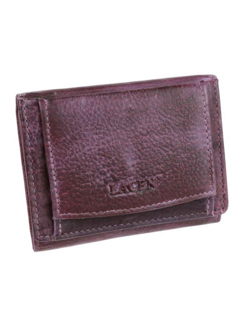 Fialová peňaženka s francúzskym mincovníkom LAGEN® Soft - All4Men.sk