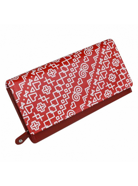 Luxusná červená dámska peňaženka MERCUCIO 15 kariet - All4Men.sk
