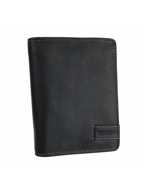 BRANCO Kožená peňaženka so zipsom 15009 čierna - All4Men.sk