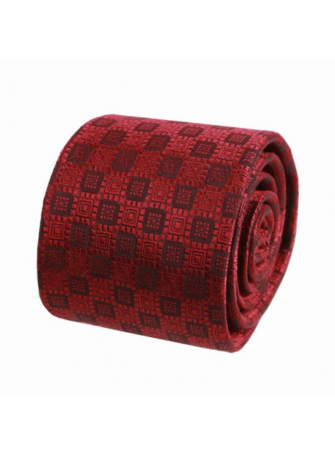 Luxusná V.I.P. kravata hodvábna, červená - All4Men.sk