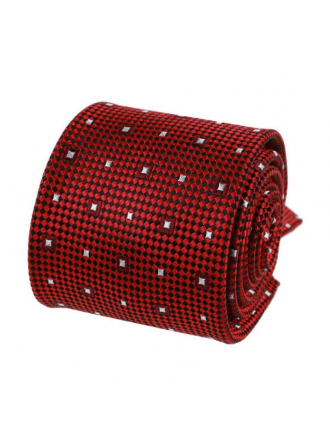 Luxusná hodvábna kravata V.I.P. červená - All4Men.sk