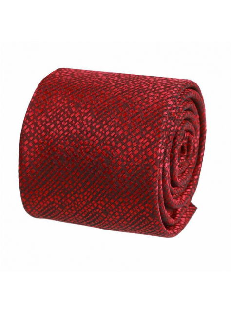 Elegantná kravata ORSI červená - All4Men.sk