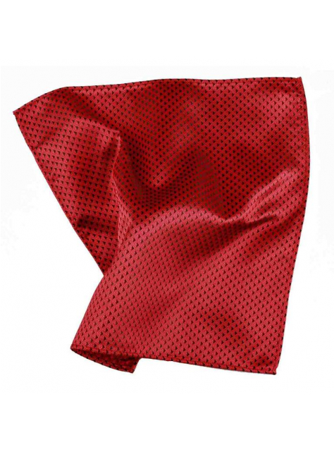Vreckovka do saka červená s tkaným vzorom ORSI - All4Men.sk