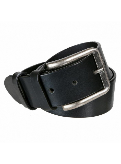 Kožený opasok čierny MERCUCIO š 3,8 cm  - All4Men.sk