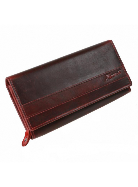 Luxusná dámska peňaženka MERCUCIO, červená rubínová koža  - All4Men.sk