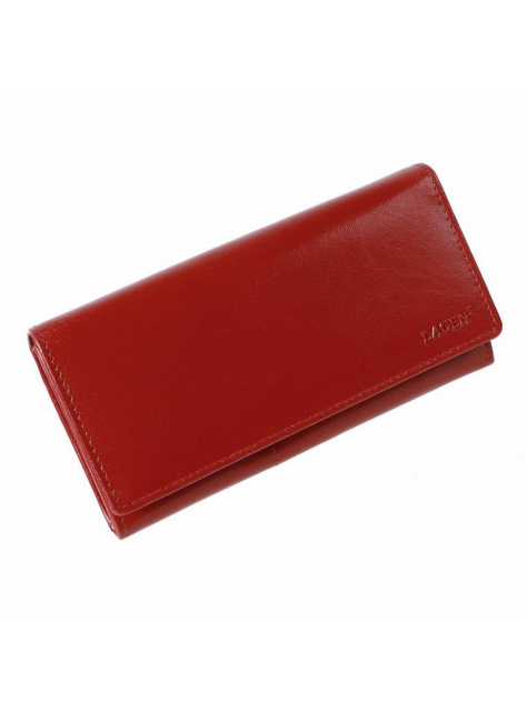 Elegantná červená kožená peňaženka LAGEN V-102 - All4Men.sk