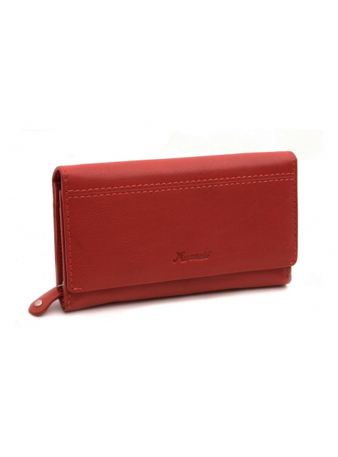 Dámska peňaženka z nappa kože pre 15 kariet, červená - All4Men.sk