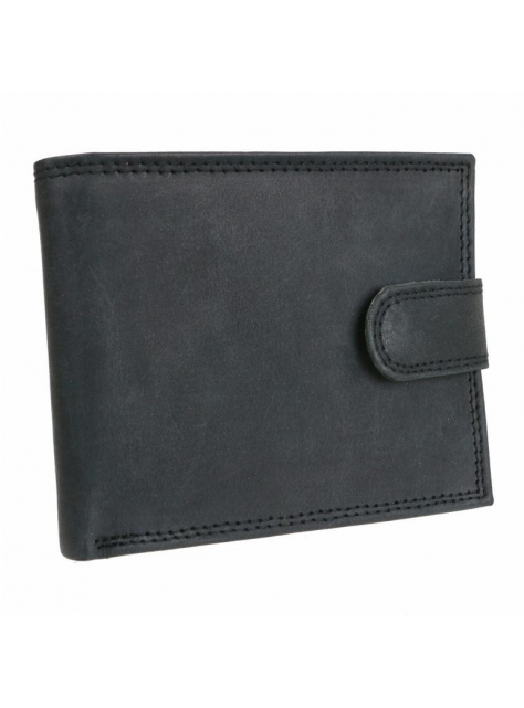 Peňaženka pánska MERCUCIO so zapínaním, 8 kariet čierna - All4Men.sk